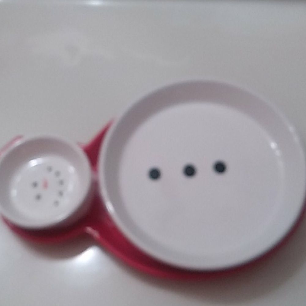 Snowman 3 Section Serving Set - Picture 4 of 6